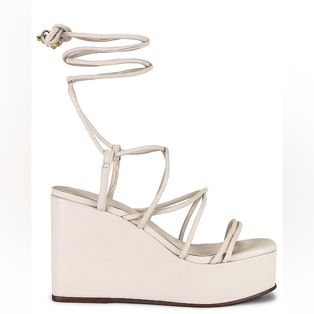 Schutz Magdalena Casual Wedge in White Womens size 9